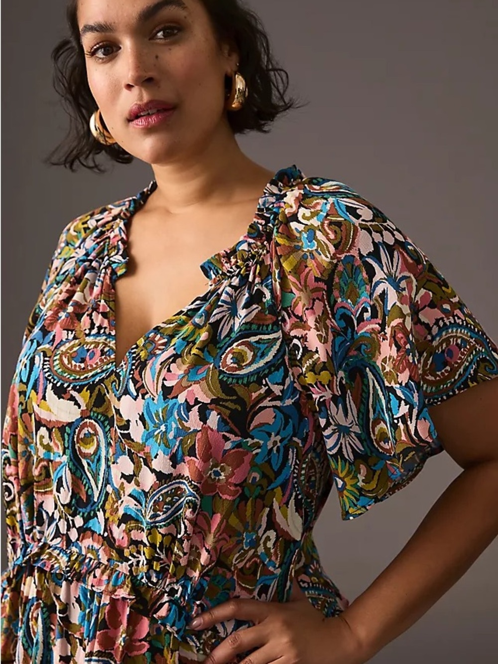 Anthropologie Robin Tiered Mini Dress - Picture 2 of 16